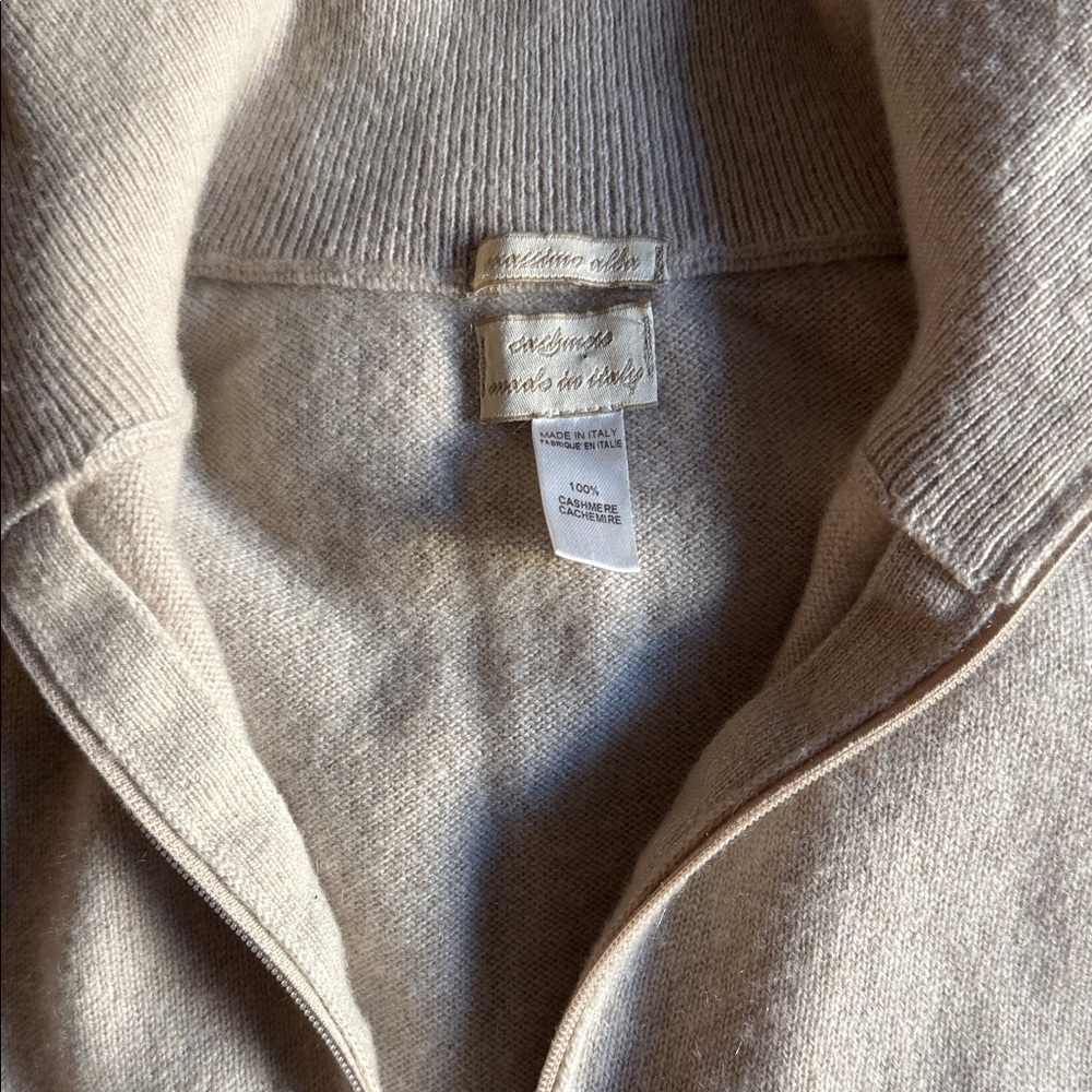 Massimo Alba 100% Cashmere Men’s Tan Sweater - Picture 3 of 5